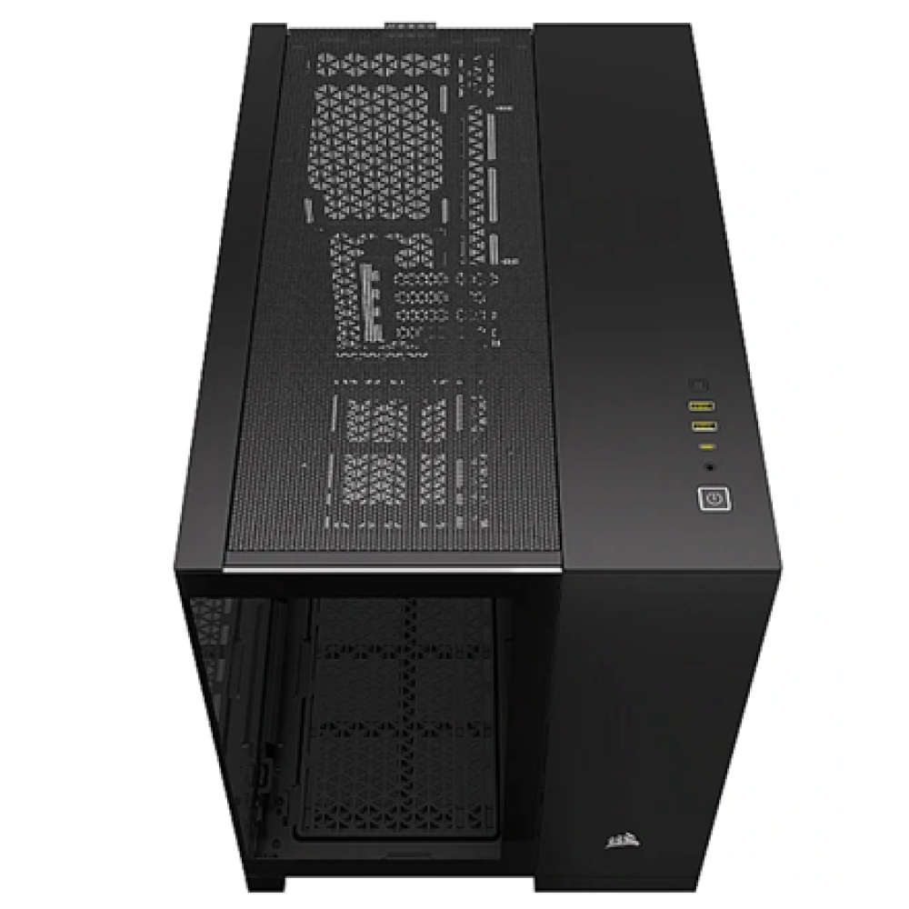 Corsair Dual Chamber PC Case , 2500X , Black , Mid Tower , Power supply included No