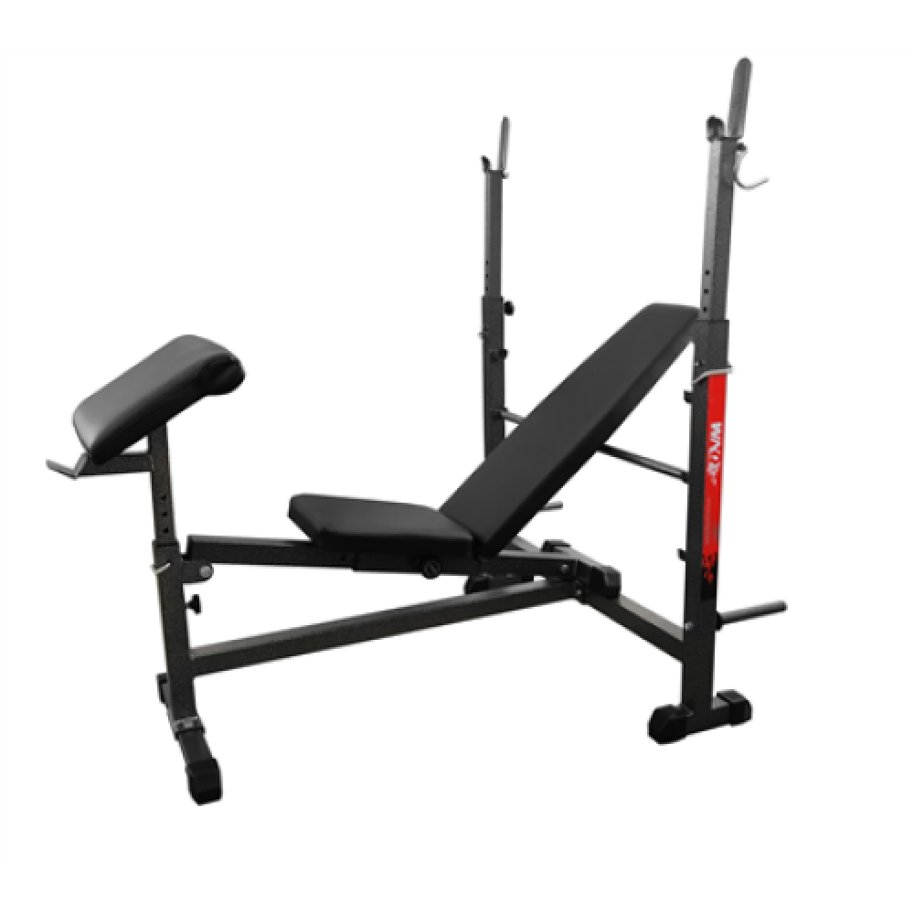 WNQ 518GA 5-Ways Weight Lifting Bench 167 x 100 x 100 cm Black Max user weight 150 kg