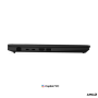 Lenovo ThinkPad L14 G7 AMD , Black , 14 , IPS , WUXGA , 1920 x 1200 pixels , Anti-glare , AMD Ryzen AI 5 , 430 , 16 GB , SODIMM DDR5 , Solid-state drive capacity 512 GB , AMD Radeon 840M Graphics , Windows 11 Pro , 802.11be , Bluetooth version 5.4 , 4G up