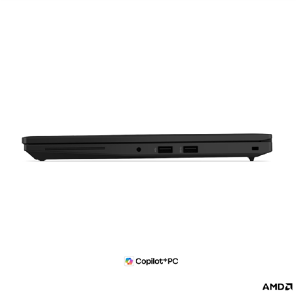 Lenovo ThinkPad L14 G7 AMD , Black , 14 , IPS , WUXGA , 1920 x 1200 pixels , Anti-glare , AMD Ryzen AI 5 , 430 , 16 GB , SODIMM DDR5 , Solid-state drive capacity 512 GB , AMD Radeon 840M Graphics , Windows 11 Pro , 802.11be , Bluetooth version 5.4 , 4G up