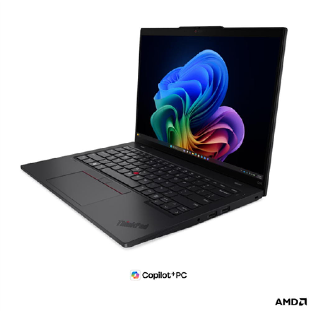 Lenovo ThinkPad L14 G7 AMD , Black , 14 , IPS , WUXGA , 1920 x 1200 pixels , Anti-glare , AMD Ryzen AI 5 , 430 , 16 GB , SODIMM DDR5 , Solid-state drive capacity 512 GB , AMD Radeon 840M Graphics , Windows 11 Pro , 802.11be , Bluetooth version 5.4 , 4G up