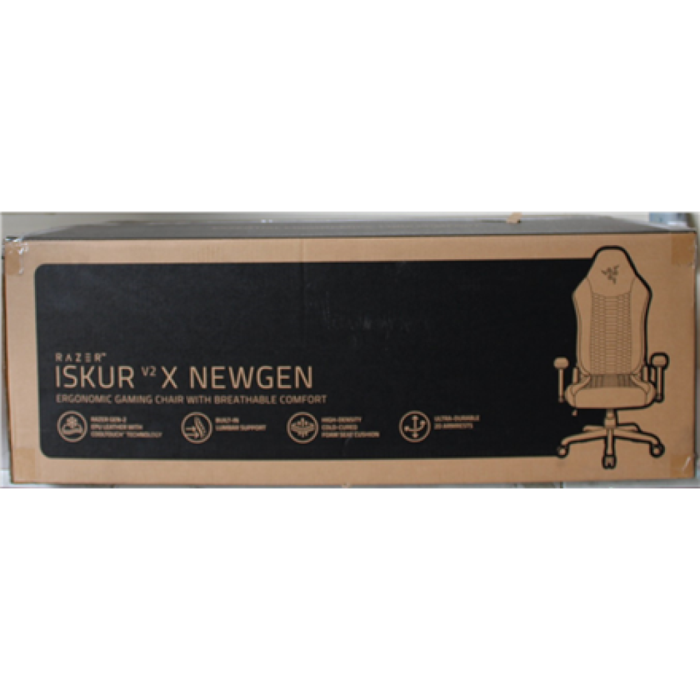SALE OUT. , Razer Iskur V2 X NewGen , Gaming Chair , Black/Green , DAMAGED PACKAGING, ITEM SCRATCHED, DIRTY PARTS , 36 month(s)