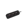 Lanberg Cable Power Strip, 3X French Outlets Quality-Grade Copper, 3 m , PS0-03E-0300-BK