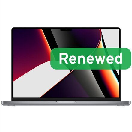 Apple Renewed Grade C , MacBook Pro 16 A2485, 2021 , 16.2 , 32 GB , SSD , 1000 GB , Apple M1 Max 32-Core GPU , macOS , Keyboard language US , 12 month(s)