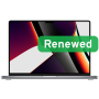 Apple Renew Grade C , MacBook Pro 16 A2485, 2021 , 16.2 , 32 GB , SSD , 1000 GB , Apple M1 Max 32-Core GPU , macOS , Keyboard language US , 12 month(s)