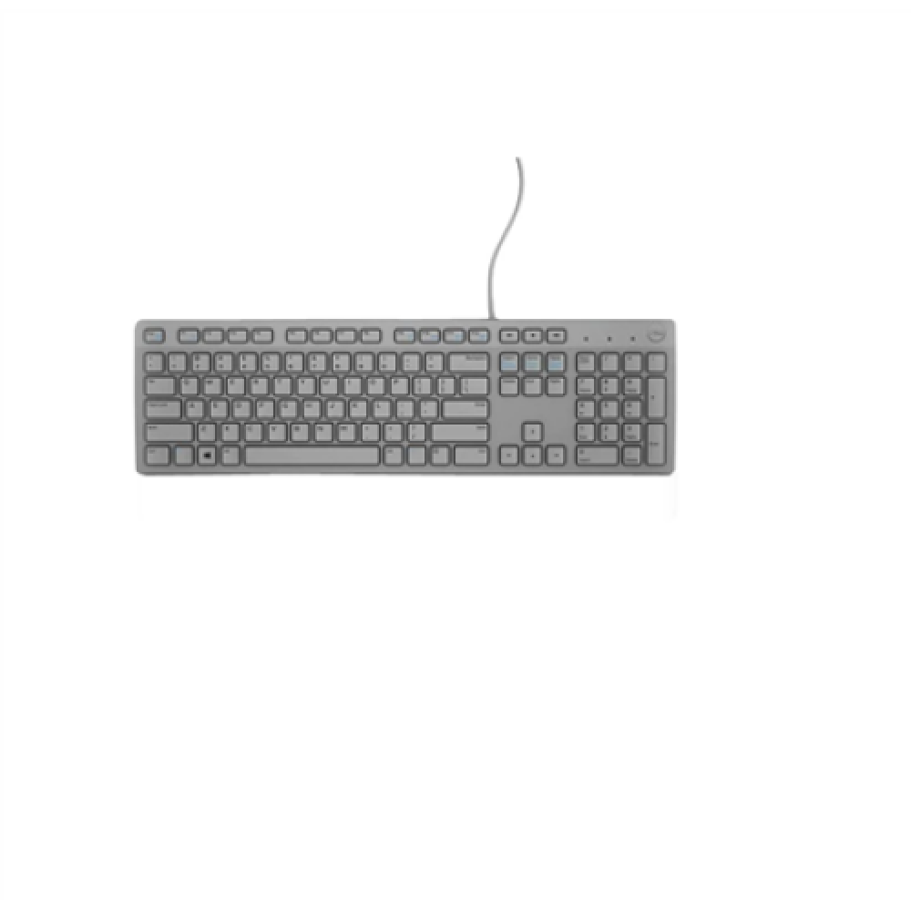 Dell , Keyboard , KB216 , Multimedia , Wired , NORD , Grey