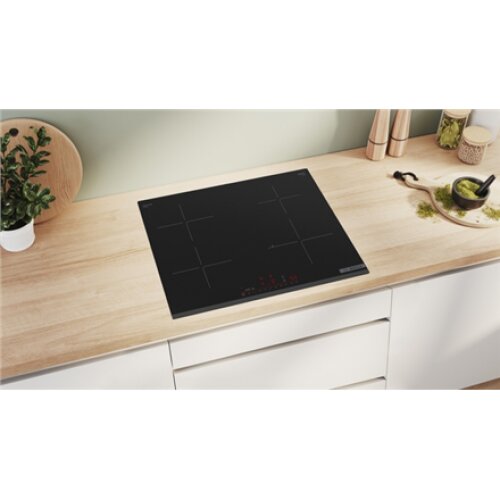 Bosch , Hob , PIE63KHC1Z , Induction , Number of burners/cooking zones 4 , Touch , Timer , Black