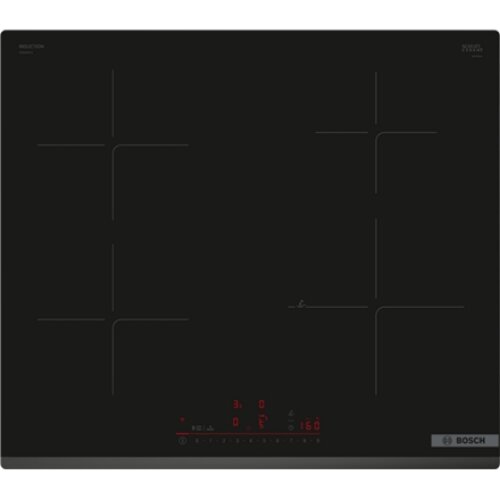 Bosch , Hob , PIE63KHC1Z , Induction , Number of burners/cooking zones 4 , Touch , Timer , Black