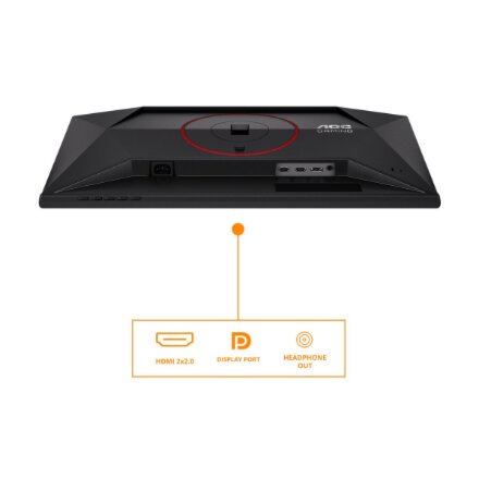 AOC , 25G4ZR , 25 , Fast IPS , FHD , 16:9 , 240 Hz , 0.5 ms , 1920 x 1080 pixels , 300 cd/m² , HDMI ports quantity 2 , Black