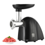 Adler , Meat mincer , AD 4811 , Black , 600 W , Number of speeds 1 , Throughput (kg/min) 1.8 , 3 replaceable sieves: 3mm for grinding poppies and preparing meat and vegetable stuffing; 5mm for meatballs, Roman roast and beef burgers; 7mm for coarsely grou