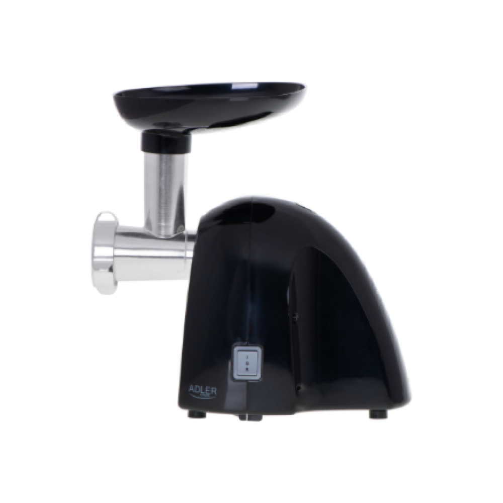 Adler , Meat mincer , AD 4811 , Black , 600 W , Number of speeds 1 , Throughput (kg/min) 1.8 , 3 replaceable sieves: 3mm for grinding poppies and preparing meat and vegetable stuffing; 5mm for meatballs, Roman roast and beef burgers; 7mm for coarsely grou