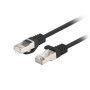 Lanberg Patchcord CAT.6 FTP 1.5M fluke passed 10-pack, Black , PCF6-20CC-0150-BK