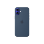 Apple Case with MagSafe , Apple , iPhone 16 Plus , Silicone , Denim