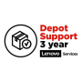 Lenovo , Warranty , 3Y Depot (Upgrade from 1Y Depot) , 3 year(s)
