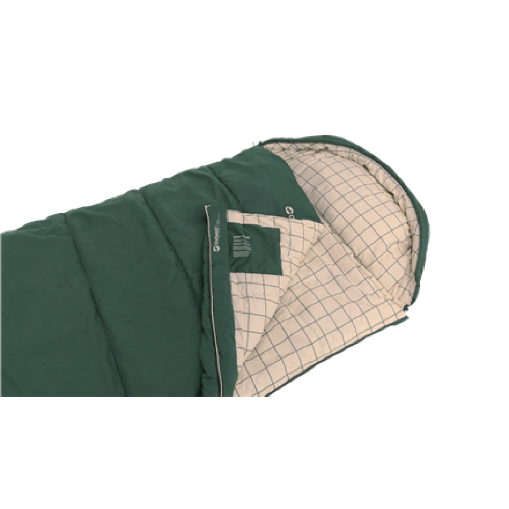 Outwell Camper Prime , Sleeping Bag , 235 x 90 cm , 2-way L-shape open-end with auto lock