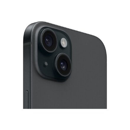Apple , iPhone 15 , Black , 6.1 , Super Retina XDR , 2556 x 1179 pixels , A16 Bionic , Internal RAM 6 GB , 128 GB , Dual SIM , 4G , Main camera resolution 48+12 MP , Secondary camera resolution 12 MP , iOS , 17