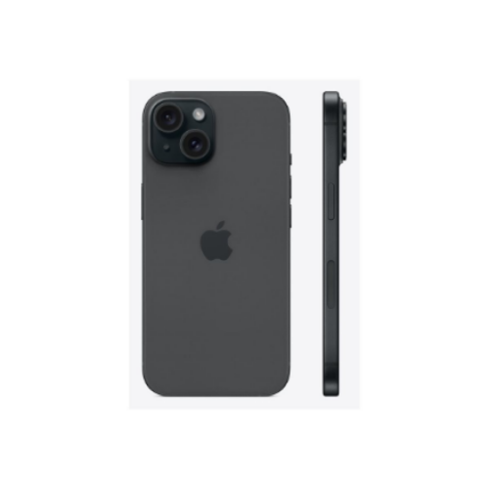 Apple , iPhone 15 , Black , 6.1 , Super Retina XDR , 2556 x 1179 pixels , A16 Bionic , Internal RAM 6 GB , 128 GB , Dual SIM , 4G , Main camera resolution 48+12 MP , Secondary camera resolution 12 MP , iOS , 17