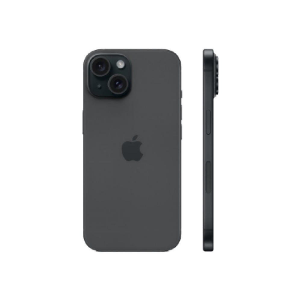 Apple , iPhone 15 , Black , 6.1 , Super Retina XDR , 2556 x 1179 pixels , A16 Bionic , Internal RAM 6 GB , 128 GB , Dual SIM , 4G , Main camera resolution 48+12 MP , Secondary camera resolution 12 MP , iOS , 17