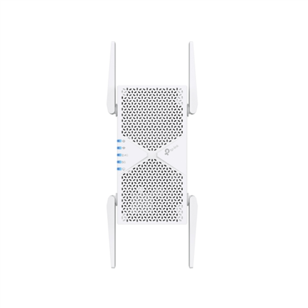 TP-LINK BE6500 Dual-Band Wi-Fi 7 Range Extender , RE405BE , 2.4 GHz, 5 GHz , 802.11ax , 688/5764 Mbit/s , Ethernet LAN (RJ-45) ports 1 , MU-MiMO No , no PoE