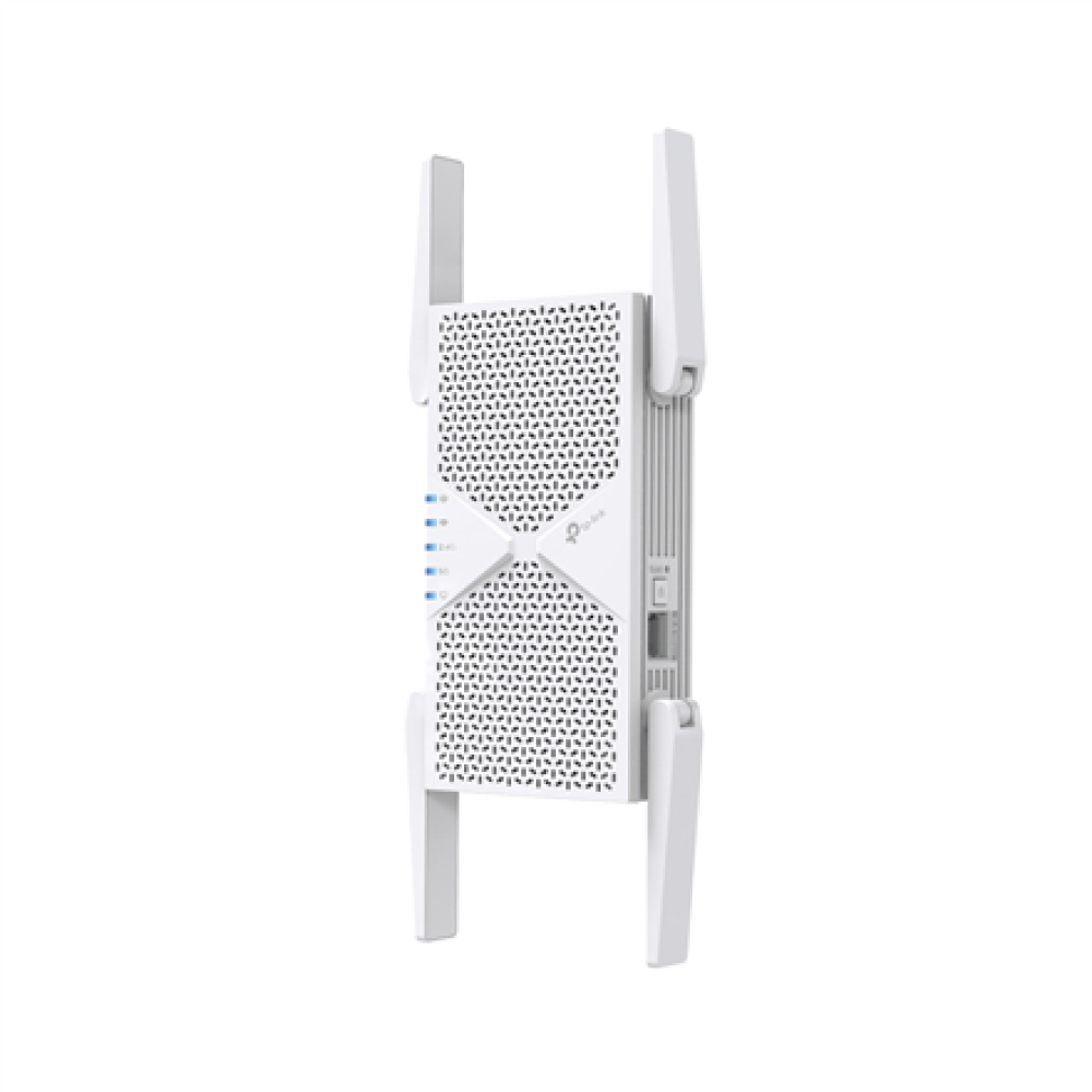TP-LINK BE6500 Dual-Band Wi-Fi 7 Range Extender , RE405BE , 2.4 GHz, 5 GHz , 802.11ax , 688/5764 Mbit/s , Ethernet LAN (RJ-45) ports 1 , MU-MiMO No , no PoE