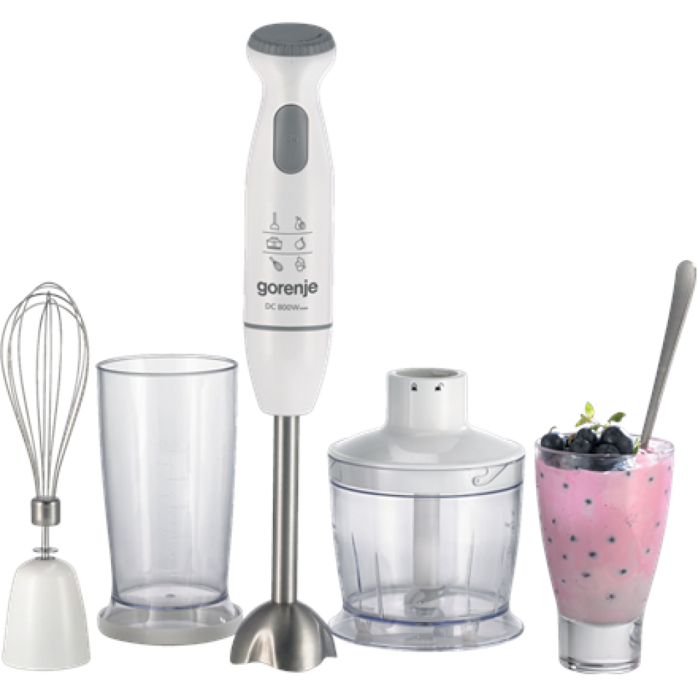 Gorenje Hand Blender , HBC804QW , Hand Blender , 800 W , Jar capacity 0.5 L , White