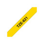 Brother , TZe-621 Laminated Tape , Black on Yellow , TZe , 8 m , 9 cm