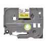 Brother , TZe-621 Laminated Tape , Black on Yellow , TZe , 8 m , 9 cm