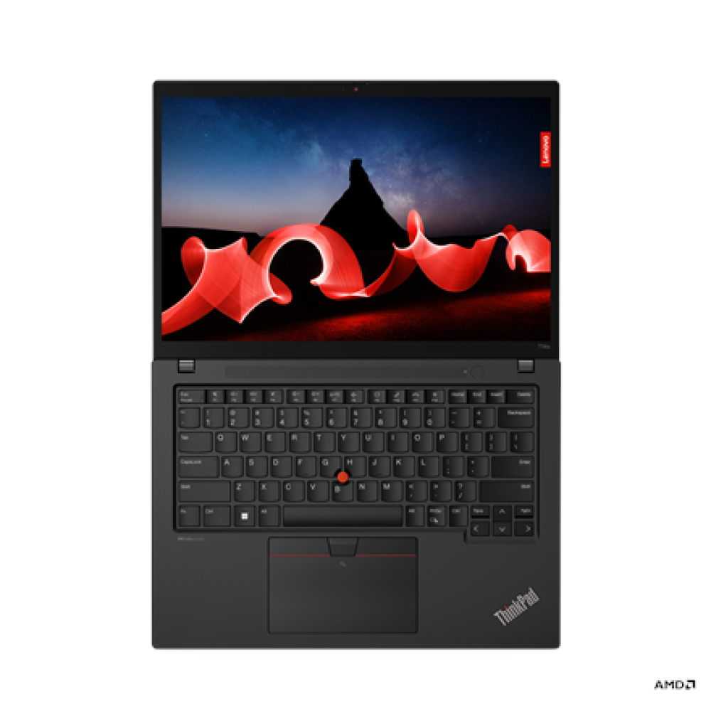 Lenovo ThinkPad T14s , Deep Black , 14 , IPS , WUXGA , 1920 x 1200 pixels , Anti-glare , AMD Ryzen 5 , 7540U , 16 GB , Soldered LPDDR5x , Solid-state drive capacity 512 GB , AMD Radeon 740M Graphics , Windows 11 Pro , 802.11ax , Bluetooth version 5.3 , LT