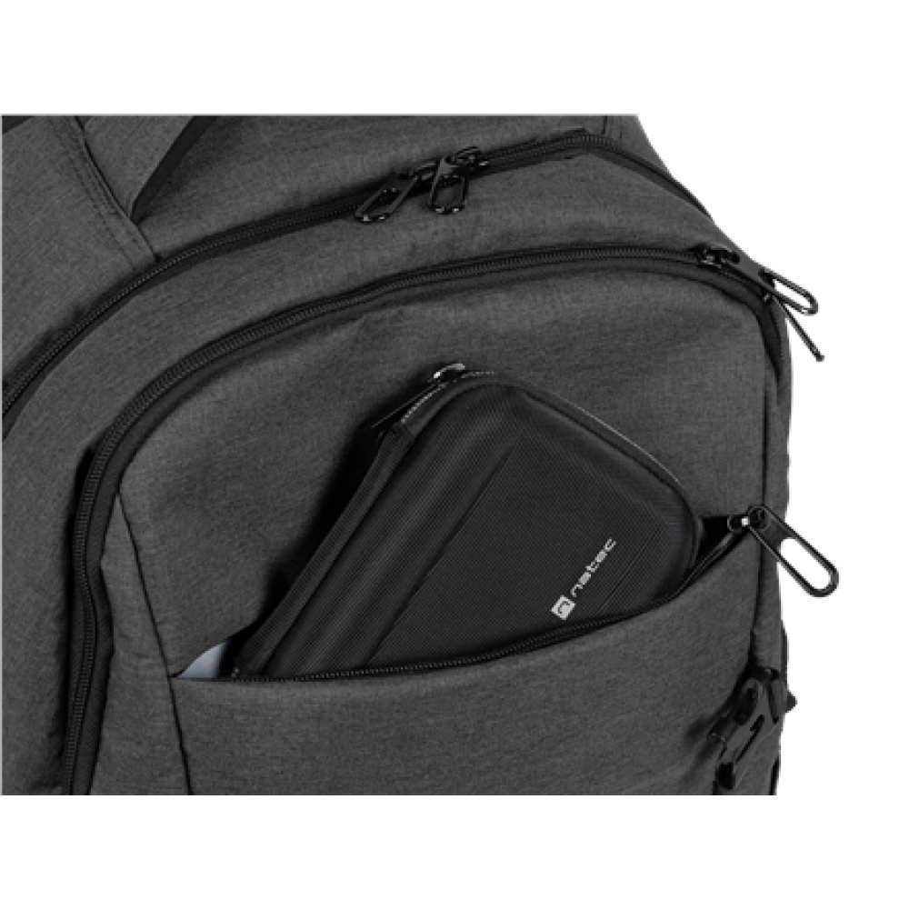 Natec Alpaca 2 , Laptop Backpack , Fits up to size 15.6 , Backpack , Gray