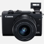 Canon EOS M200 + EF-M 15-45 IS STM SLR camera 24.1 MP ISO 25600 Display diagonal 3.0 Wi-Fi Automatic, manual CMOS Black Viewfinder Image sensor size (W x H) 22.3 x 14.9 cm