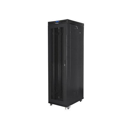 Lanberg , Rack cabinet 19 free-standing 47U/800x1000 (flat pack) with mesh door, LCD , FF01-8047-23BL , Black