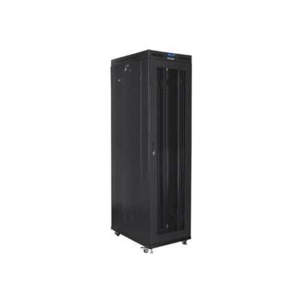 Lanberg , Rack cabinet 19 free-standing 47U/800x1000 (flat pack) with mesh door, LCD , FF01-8047-23BL , Black