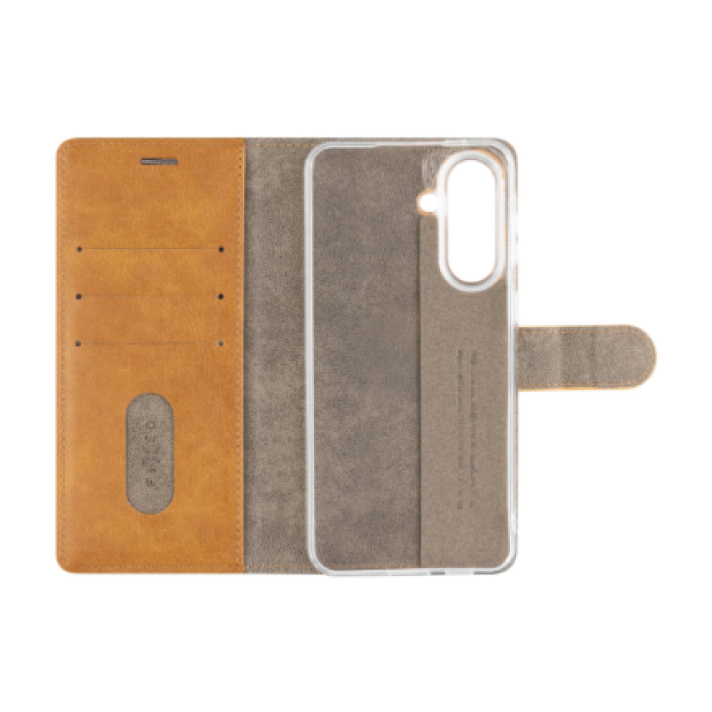 Fixed Opus , Book Case , Samsung , Galaxy A57 5G , Synthetic leather , Brown