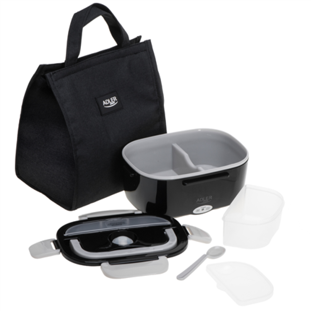 Adler , Electric lunch box with 5 litres thermal bag , AD 4521 , 1 L , Black , Lid included
