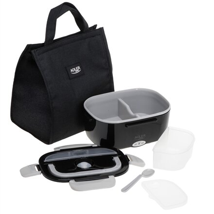 Adler , Electric lunch box with 5 litres thermal bag , AD 4521 , 1 L , Black , Lid included