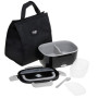 Adler , Electric lunch box with 5 litres thermal bag , AD 4521 , 1 L , Black , Lid included