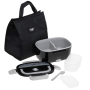 Adler , Electric lunch box with 5 litres thermal bag , AD 4521 , 1 L , Black , Lid included