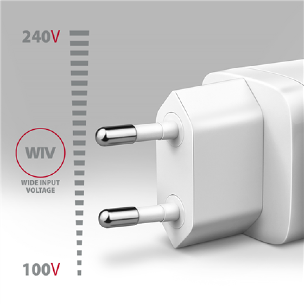 AXAGON Sil wallcharger 1x port USB-C, PD3.0 /PPS/QC4+/SFC/AFC/Apple, 30w , ACU-PD30W