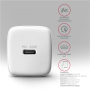 AXAGON Sil wallcharger 1x port USB-C, PD3.0 /PPS/QC4+/SFC/AFC/Apple, 30w , ACU-PD30W