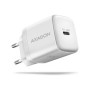 AXAGON Sil wallcharger 1x port USB-C, PD3.0 /PPS/QC4+/SFC/AFC/Apple, 30w , ACU-PD30W