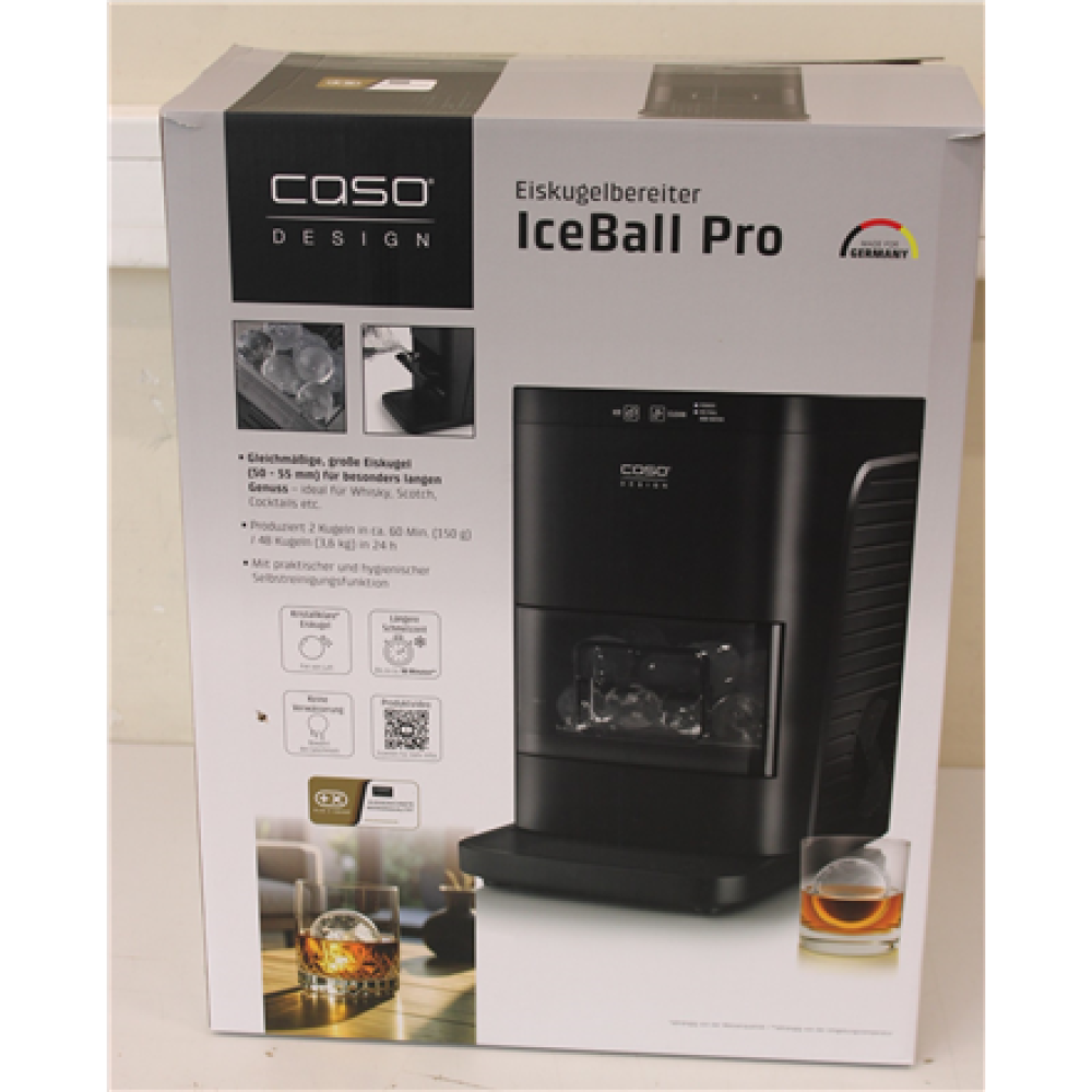 SALE OUT. Caso Ice Ball Maker , IceBall Pro , Power 130 W , Capacity 1.3 L , Matt Black , USED, DIRTY