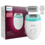 Philips , Epilator , Satinelle Essential BRE245/00 , White/Green