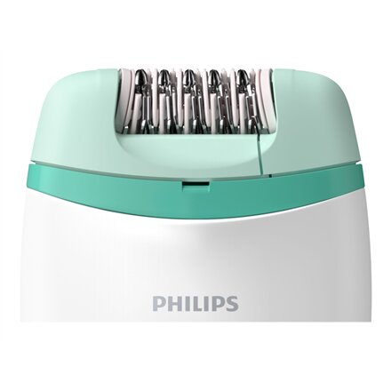 Philips , Epilator , Satinelle Essential BRE245/00 , White/Green