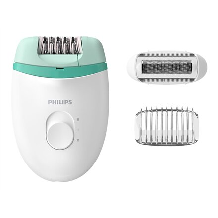 Philips , Epilator , Satinelle Essential BRE245/00 , White/Green