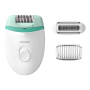 Philips , Epilator , Satinelle Essential BRE245/00 , White/Green