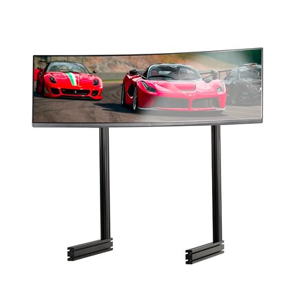 Next Level Racing Floor stand , ELITE Free Standing Single Monitor Stand , Vertical adjustment , 65 , Black