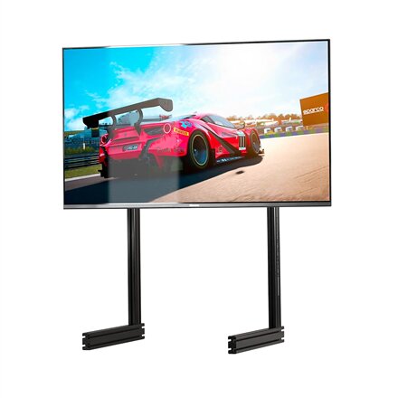Next Level Racing Floor stand , ELITE Free Standing Single Monitor Stand , Vertical adjustment , 65 , Black