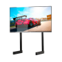 Next Level Racing Floor stand , ELITE Free Standing Single Monitor Stand , Vertical adjustment , 65 , Black