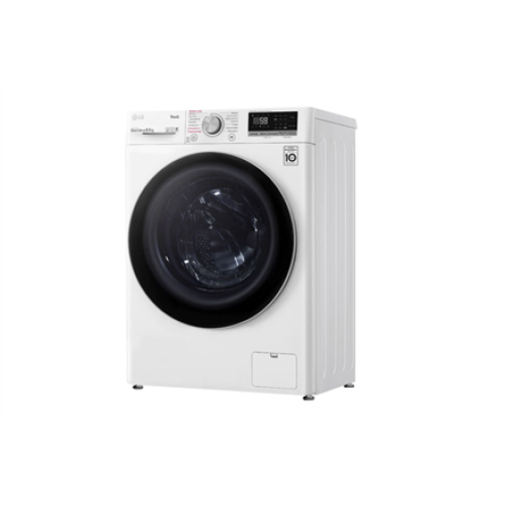 LG Washing Machine F2WV5S8S1E Energy efficiency class C, Front loading, Washing capacity 8.5 kg, 1200 RPM, Depth 48 cm, Width 60 cm, Display, LED, Steam function, Direct drive, Wi-Fi, White