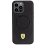 ferrari , FEHMP15XPTEK , Back Cover , iPhone 15 Pro Max , Apple , Artificial leather , Black